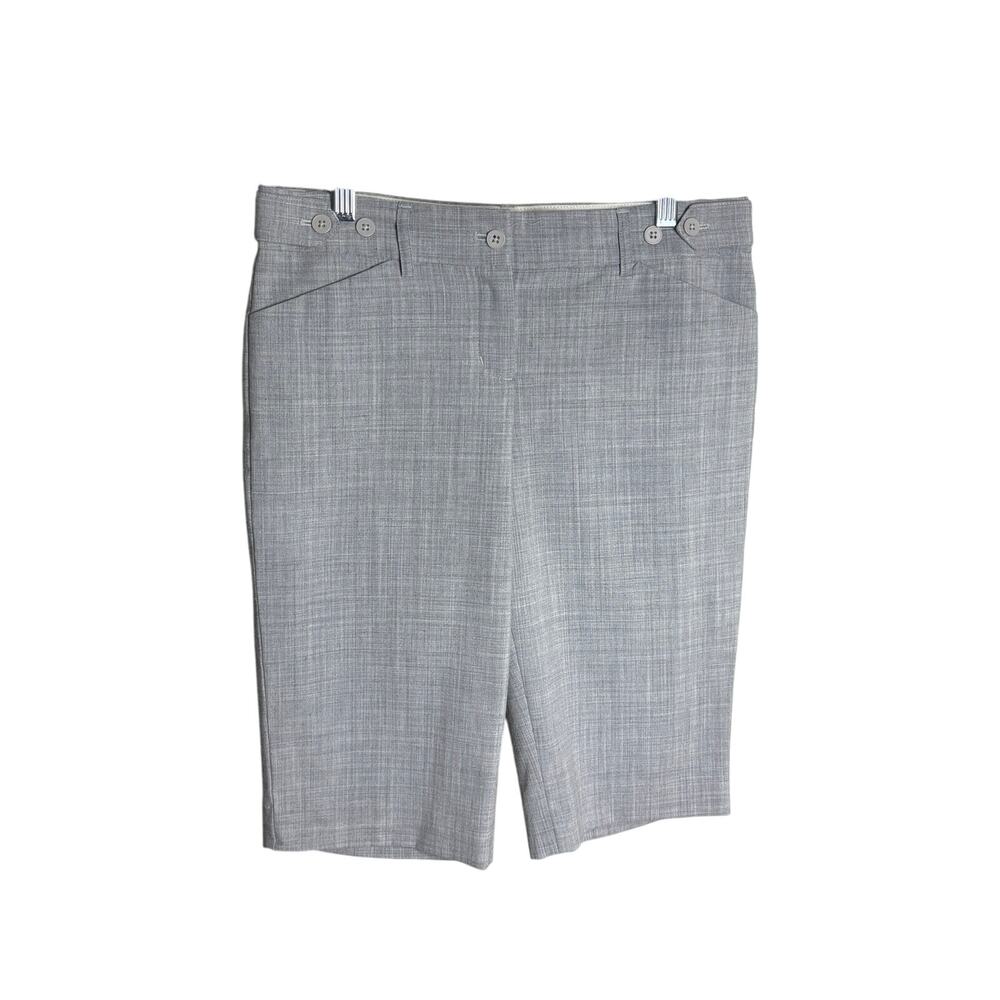 Express Editor Trouser Shorts Light Gray Dressy W… - image 1